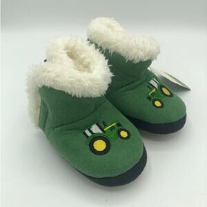John Deere Tractor Baby Booties Boots Lined Slippers | Size 6-12 Months